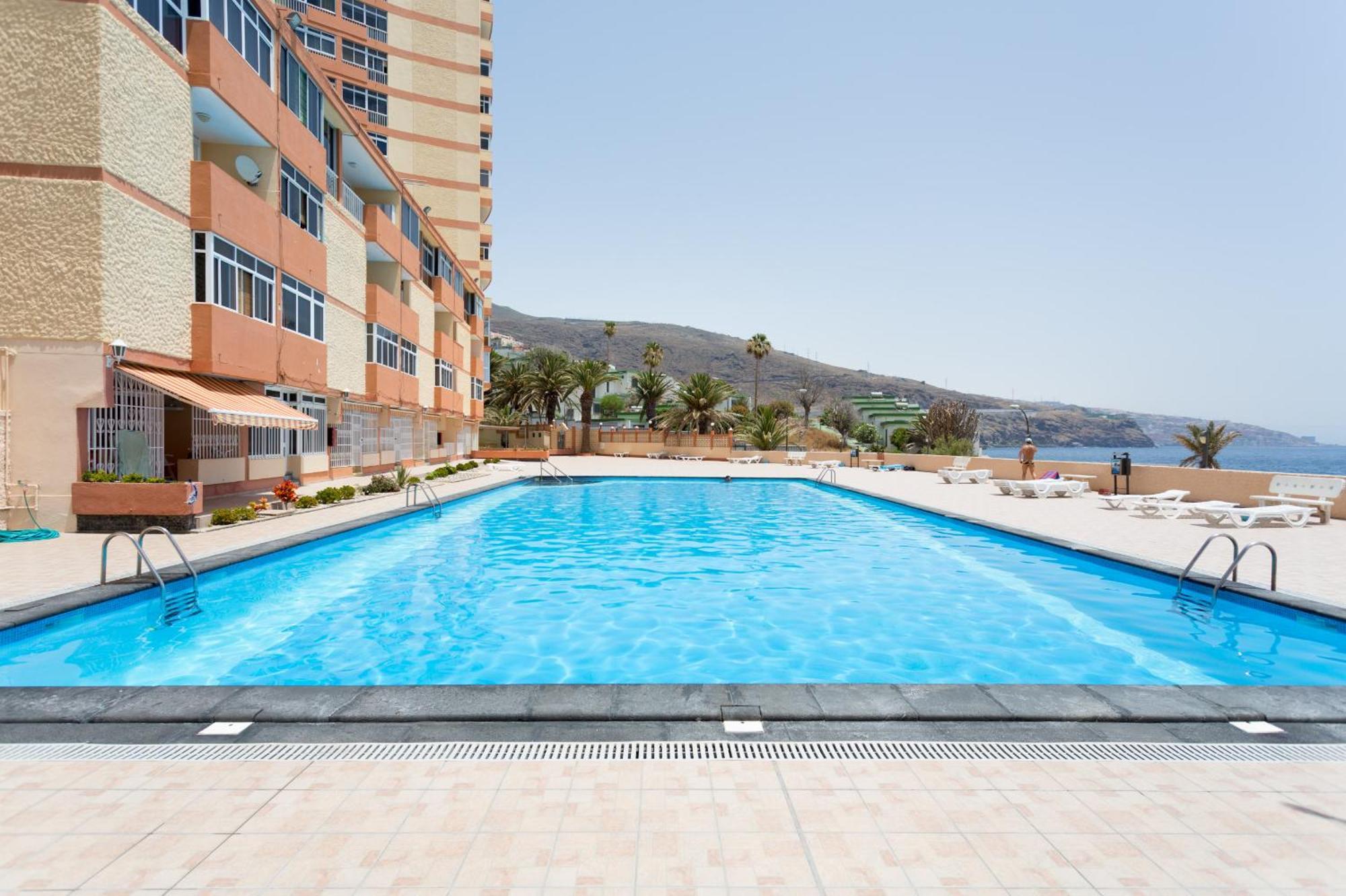Frontline Duplex Las Arenitas With Pool Candelaria Exterior photo