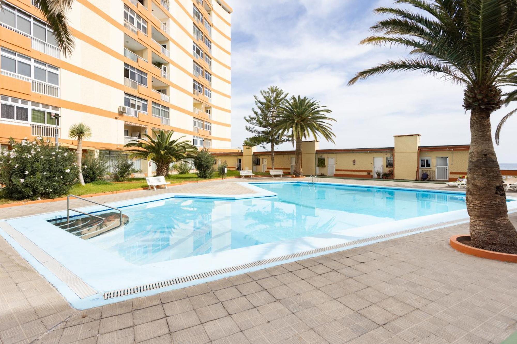 Frontline Duplex Las Arenitas With Pool Candelaria Exterior photo